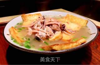 墨鱼干焖豆腐的做法步骤：6
