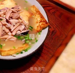 墨鱼干焖豆腐的做法步骤：10