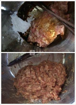 白菜香菇烧肉丸的做法步骤：3