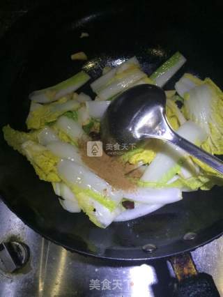 白菜香菇烧肉丸的做法步骤：7