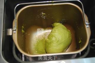 抹茶渐变土司的做法步骤：3