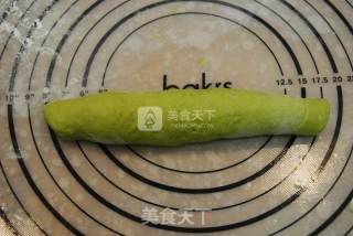 抹茶渐变土司的做法步骤：10
