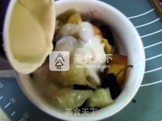 亚麻籽油酸奶水果捞的做法步骤：6