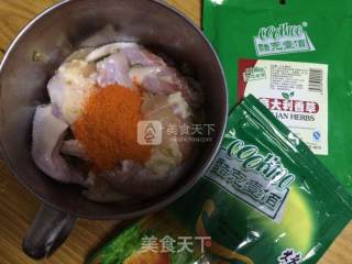 奥尔良鸡翅的做法步骤：3