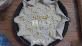 仿必胜客版——榴莲很芒披萨的做法步骤：5