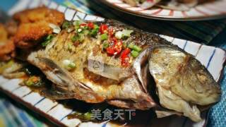 葱烤鲫鱼的做法步骤：7