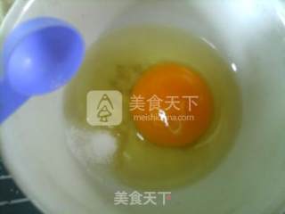 亚麻籽油葱香面包咸布丁的做法步骤：3