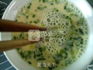 亚麻籽油葱香面包咸布丁的做法步骤：5