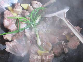 萝卜烧大鹅的做法步骤：4