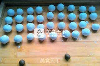 红糖芝麻糊元宵的做法步骤：8