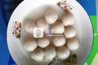 红糖芝麻糊元宵的做法步骤：10