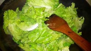素炒生菜的做法步骤：2