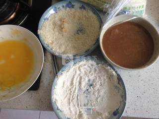 蒜香面包糠鸡排的做法步骤：5