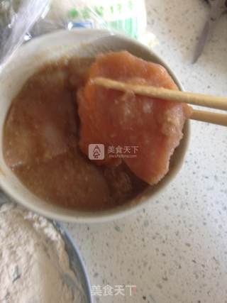 蒜香面包糠鸡排的做法步骤：6