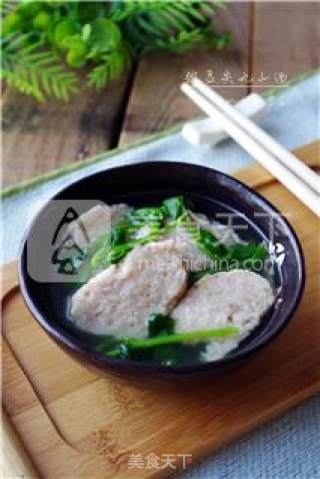 【春，食在达州】豌豆尖圆子汤的做法步骤：8
