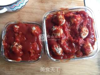芝士肉丸焗字母意粉的做法步骤：5