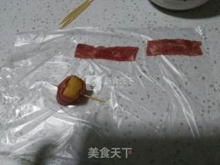 菠萝培根卷的做法步骤：2