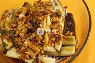 一厨作珐琅铸铁锅之快手凉拌茄子的做法步骤：5