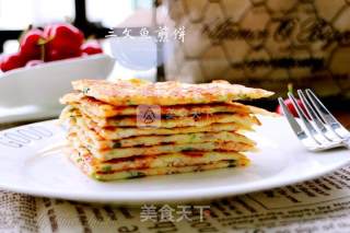三文鱼煎饼的做法步骤：7