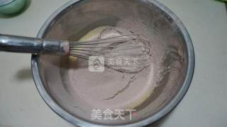 可可戚风蛋糕的做法步骤：5