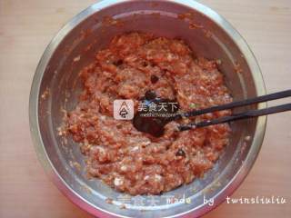 香菇酿肉的做法步骤：7