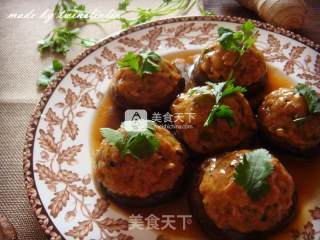 香菇酿肉的做法步骤：15