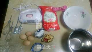 果仁蛋糕——电饭煲版的做法步骤：1