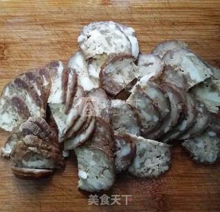 青椒炒猪血丸子的做法步骤：3