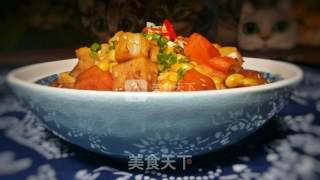 下饭酱香素三丁的做法步骤：10
