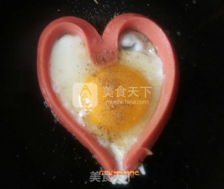 爱心鸡蛋蔬菜面的做法步骤：6