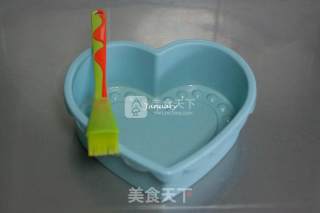 心形原味戚风蛋糕的做法步骤：1