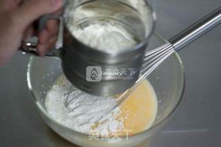 心形原味戚风蛋糕的做法步骤：5