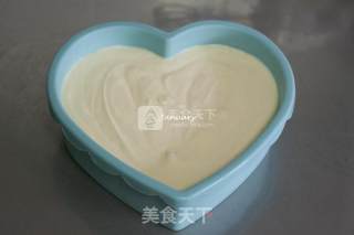 心形原味戚风蛋糕的做法步骤：10