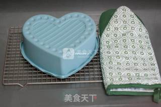 心形原味戚风蛋糕的做法步骤：12