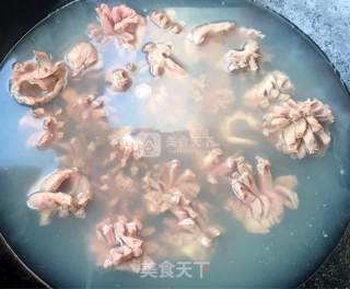 彩椒菊花鸡胗的做法步骤：4