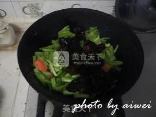 菠菜杆炒鸡蛋的做法步骤：8