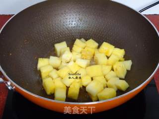 菠萝鸡的做法步骤：5