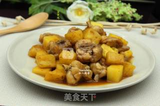 菠萝鸡的做法步骤：8