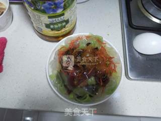 凉拌水晶蔬菜粉皮的做法步骤：6