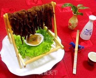 百叶蘸酱的做法步骤：13
