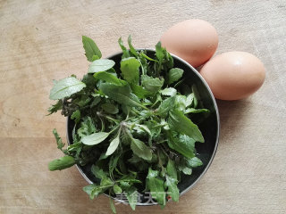 荠菜炒鸡蛋的做法步骤：1