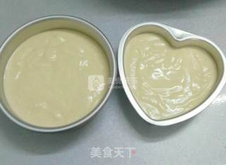 圆形，心形戚风蛋糕的做法步骤：10
