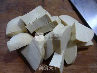 香菇烧鲜素鸡的做法步骤：2