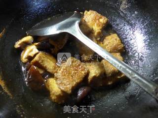 香菇烧鲜素鸡的做法步骤：10