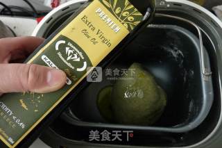 艾草红豆包的做法步骤：2