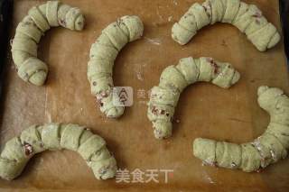 艾草红豆包的做法步骤：10