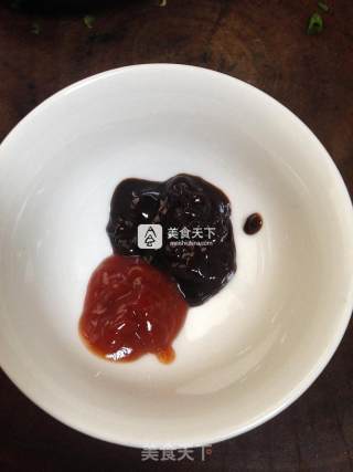 甜酱爆肉炒蒜苔的做法步骤：6