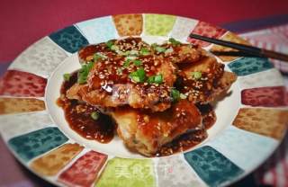 酸甜酥脆煎带鱼的做法步骤：12