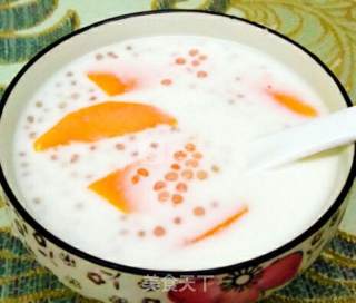 芒果牛奶西米露的做法步骤：3
