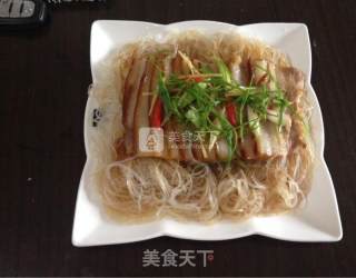 粉丝蒸五花肉的做法步骤：2